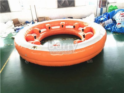 10 person inflatable island floats lounge seats for lake river ocean water float BY-WT-059